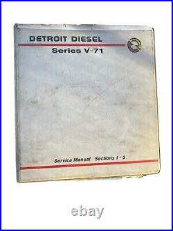 Detroit Diesel Series V-71 Service Manual Sections 1-3 & 4-15