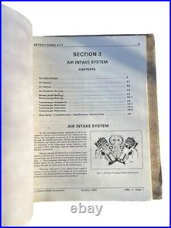 Detroit Diesel Series V-71 Service Manual Sections 1-3 & 4-15