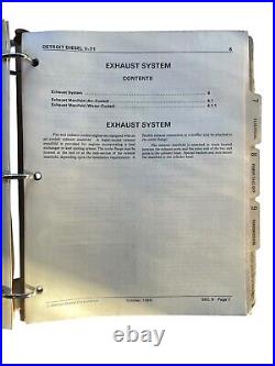 Detroit Diesel Series V-71 Service Manual Sections 1-3 & 4-15