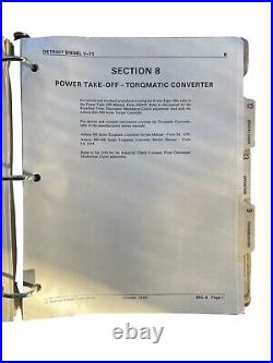 Detroit Diesel Series V-71 Service Manual Sections 1-3 & 4-15