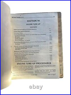 Detroit Diesel Series V-71 Service Manual Sections 1-3 & 4-15