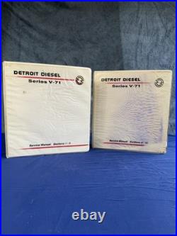 Detroit Diesel Series V-71 Service Manual Set 1989 Sections 1-3, 4-15