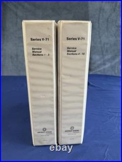 Detroit Diesel Series V-71 Service Manual Set 1989 Sections 1-3, 4-15