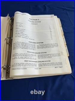 Detroit Diesel Series V-71 Service Manual Set 1989 Sections 1-3, 4-15