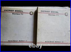 Detroit Diesel Series V-71 Service Manual Set 1994 Sections 1-3, 4-15 Complete