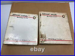 Detroit Diesel Series V-71 Service Manuals Sections 1-7, 12-15