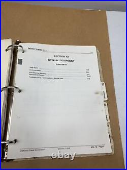 Detroit Diesel Series V-71 Service Manuals Sections 1-7, 12-15