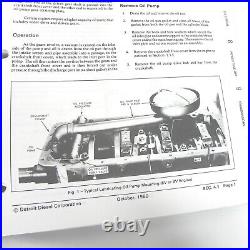 Detroit Diesel Service Manual Binder Sections 1-15 Series V-71 Repair Guide Book