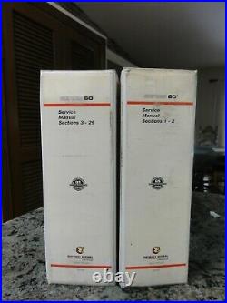 Detroit Diesel series Service 60 Manual Sections 1-2, 3-29 6SE483 2004 2 Books