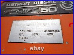 Detroit Series 50 8.5 Liter Turbo Diesel Engine INDUSTRIAL POWER UNIT! 250 HP