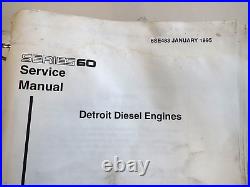 Detroit Series 60 Diesel 6se483 1995 Service Shop Manual C45