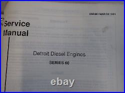Detroit Series 60 Diesel Service Shop Manual C43