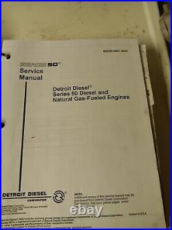 Detroit diesel series 50 n/g service manual