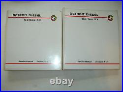 EC Detroit Diesel Engine Series 53 Factory Service Shop Manual Set Gen & Marine