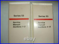 EC Detroit Diesel Engine Series 53 Factory Service Shop Manual Set Gen / Marine