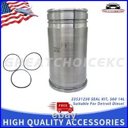 FITS DETROIT DIESEL Series 60 14L to match 23531250 Cylinder Liner with Seals FITS DETROIT DIESEL Series 60 14L to match 23531250 Cylinder Liner with Seals