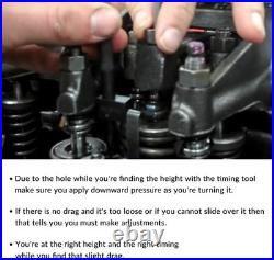 For Detroit Diesel 60 Series Valve Tool Set, Injector Cam Gear Retaining Socket