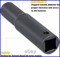 For Detroit Diesel 60 Series Valve Tool Set, Injector Cam Gear Retaining Socket