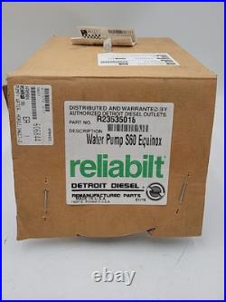 GENUINE OEM R23535018 Detroit Diesel Water Pump, Series 60 Equinox diesel engine