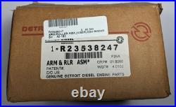 Genuine Detroit Diesel Series 60 Exhaust Rocker Arm & Roller Assy R23538247 NOS