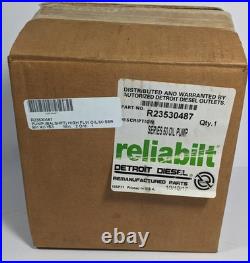 Genuine NOS Reliabilt Detroit Diesel Series 50 Oil Pump R23530487 High Flow
