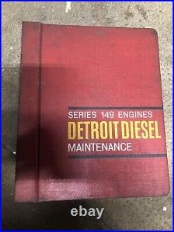 Gm Detroit Diesel Series 149 Engine Maintenance Book 1972 6se313