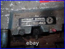 International DT530 Turbo Diesel Engine MECHANICAL! VIDEO! Detroit Series 40 225