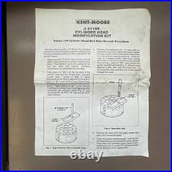 Kent Moore J-41169 Detroit Diesel Series 149 Cylinder Head Modification Kit