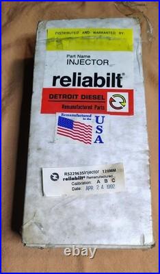 NOS (April 1992) Reliabilt Detroit Diesel 149 Series Injector R-5229635 120