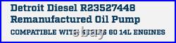 New OEM Detroit Diesel Reman Oil Pump R23527448 Series 60 14L Engines Fast Ship