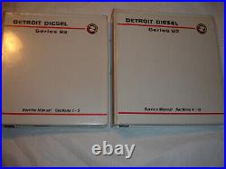 Nice Detroit Diesel Series 92 Engines Factory Service Shop O'haul Manual Revised