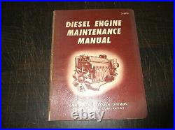 Original Detroit Diesel Series 71 4-71 6-71 Diesel Engines Maintenance Manual