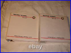 Rare 2 Vols Detroit Diesel Series 92 Engines Factory Service Shop O'haul Manual