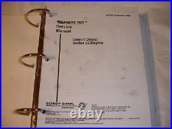 Rare 2 Vols Detroit Diesel Series 92 Engines Factory Service Shop O'haul Manual