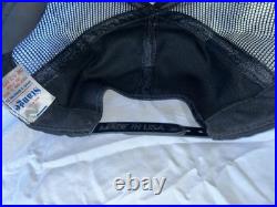 Set 2 RARE VTG Detroit Diesel Series 60 Mesh Sides Trucker Hat Cap Black White