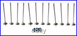 Set of (12) Detroit Diesel 60 Series Exhaust Valves & Seals kit 23524521