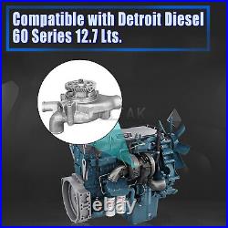 Steel Water Pump 23522707 23517028 23517027 For Detroit Diesel 60 Series 12.7L