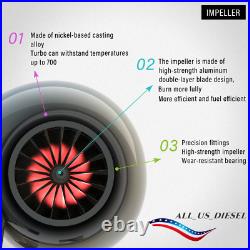 Turbo Rotor Assembly for Caterpillar CAT C12 & Detroit Diesel Series 60 Engine