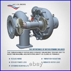 Turbo Rotor Assembly for Caterpillar CAT C12 & Detroit Diesel Series 60 Engine