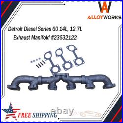 Upgrade Exhaust Manifold For Detroit Diesel Series 60 12.7L 14.0L #23532122 US