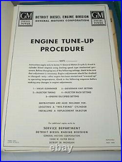 VTG Detroit Diesel GM Series 149 53 v-71 2-71 71 2cy 3/4/6cyl 110 eng Manual lot